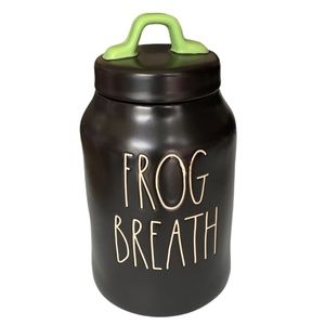 Rea Dunn Frog Breath Canister Halloween